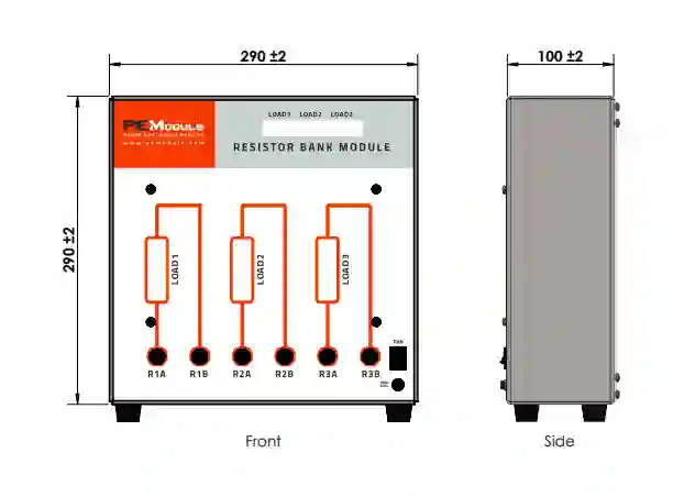 EDU Resistive Load Dimension