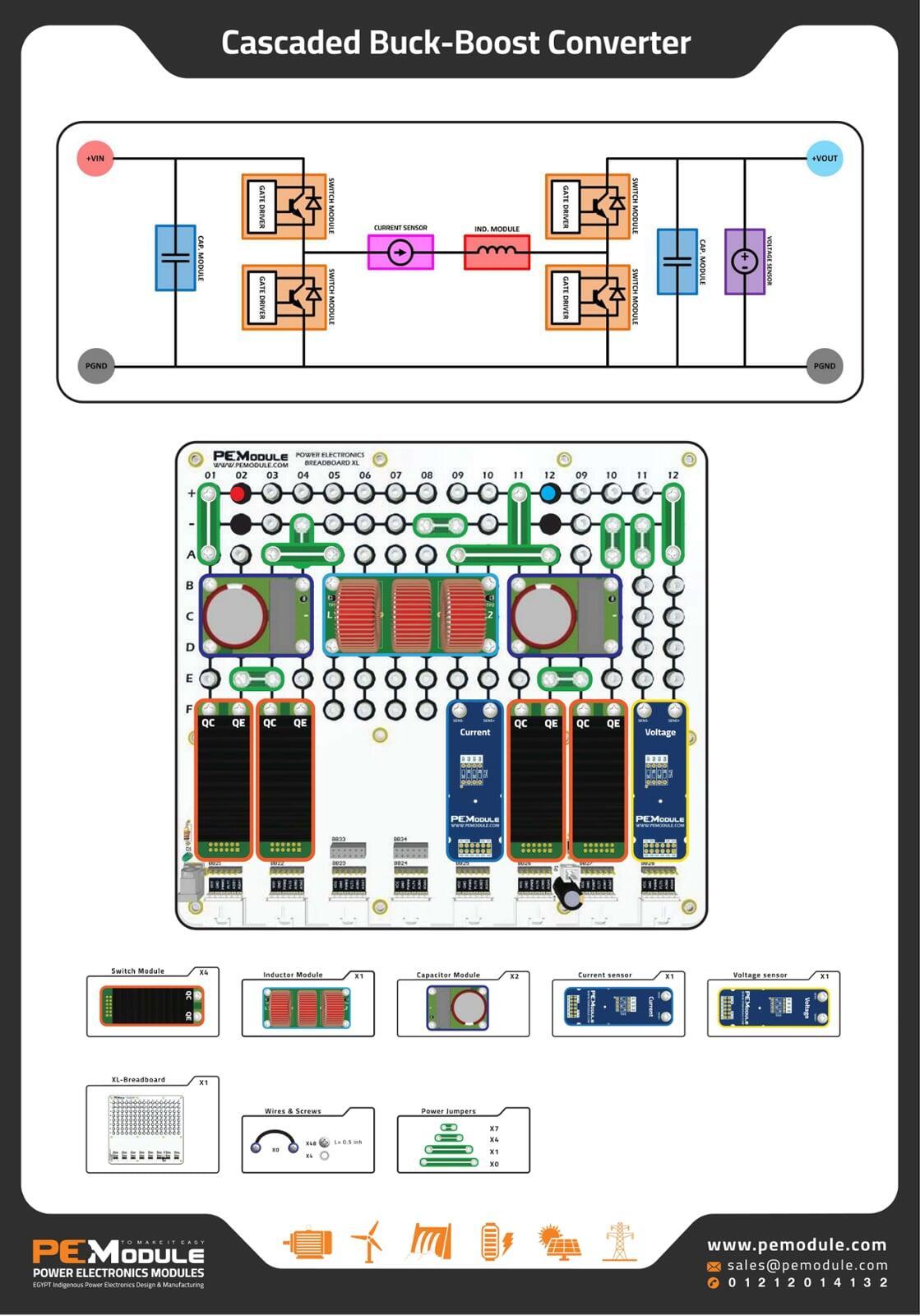 Plugy System Cascaded Buck Boost Converter