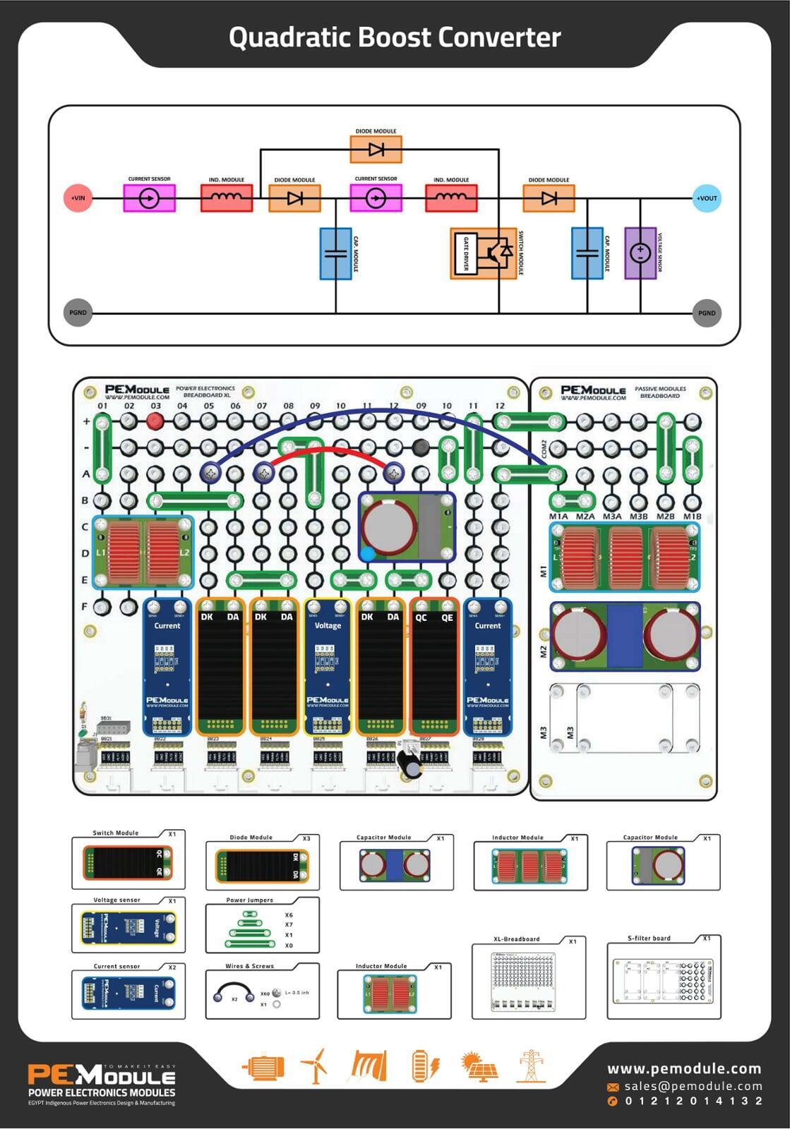 Plugy System Quadretic Boost Converter