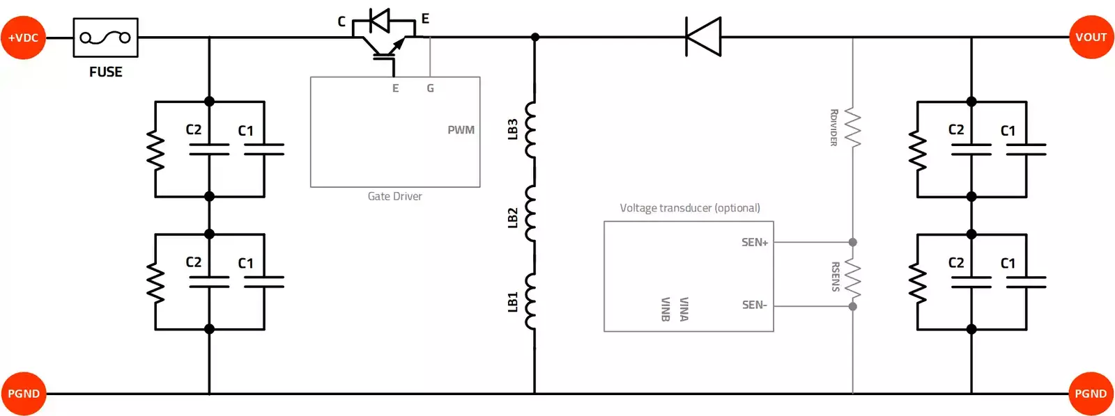 Boost converter Schematic
