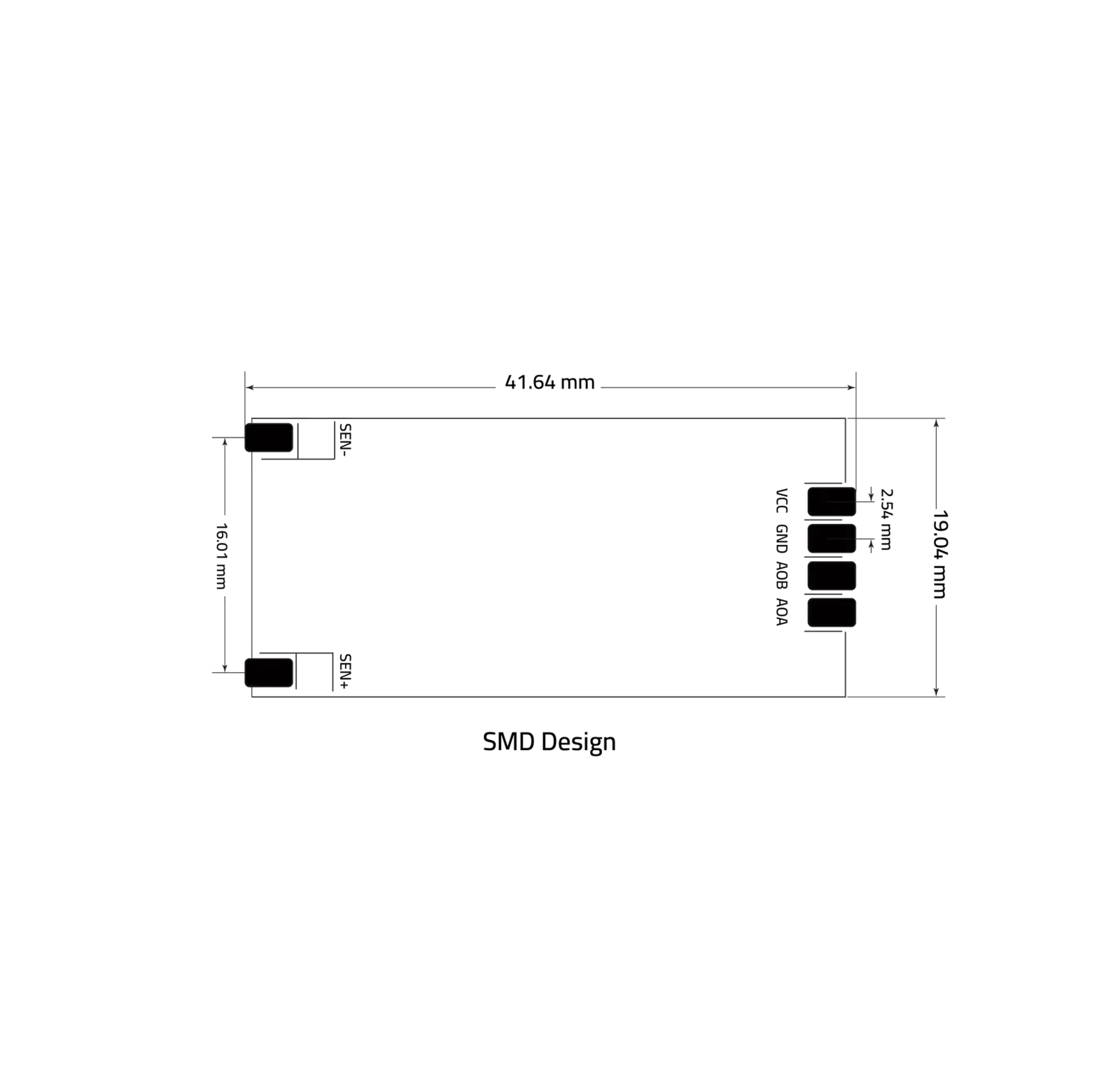 Transducer SMD Footprint